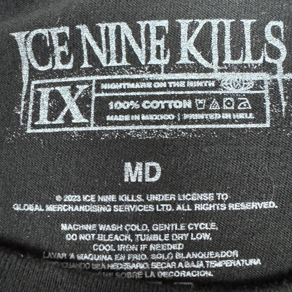Ice Nine Kills Medium Band Shirt Welcome to Horrorwood Haunted House - Picture 6 of 6